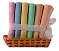 Cotton Hand Towel 450 GSM, Multicolor Ultra Soft and Super Absorbent (Set of 6)