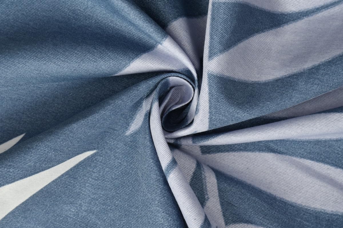 BAPA SITARAM CRAETION Double Floral Bedsheet with 2 Pillow Covers (86 X 88 Inch, Grey & Black & White)