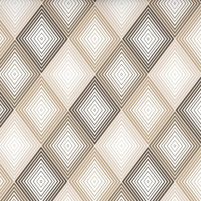 BAPA SITARAM CRATION Polycotton Bedsheet for Double Bed with 2 Pillow Cover  Skin Safe & Super Soft Queen Size Bed Sheet  (88 X 100 Inch) - Geometric Beige  Harmony