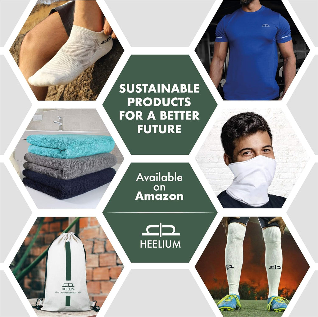 Bamboo Hand Towel  Ultra Absorbent & Anti-Bacterial  3X Softer Than Cotton Towels  65 X 40 cm - 600 GSM  Pack of 2 - Blue, Grey