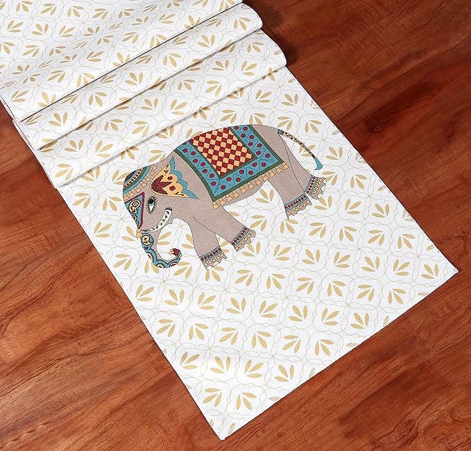 Home Premium Table Runner – Soft European-Standard Fabric, Elegant Soft Feel(13x72 Inch, Gaja)