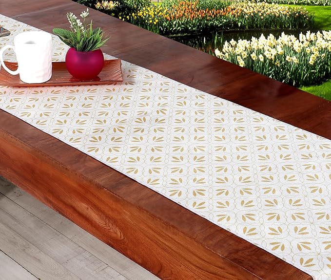 Home Premium Table Runner – Soft European-Standard Fabric, Elegant Soft Feel(13x72 Inch, Gaja)